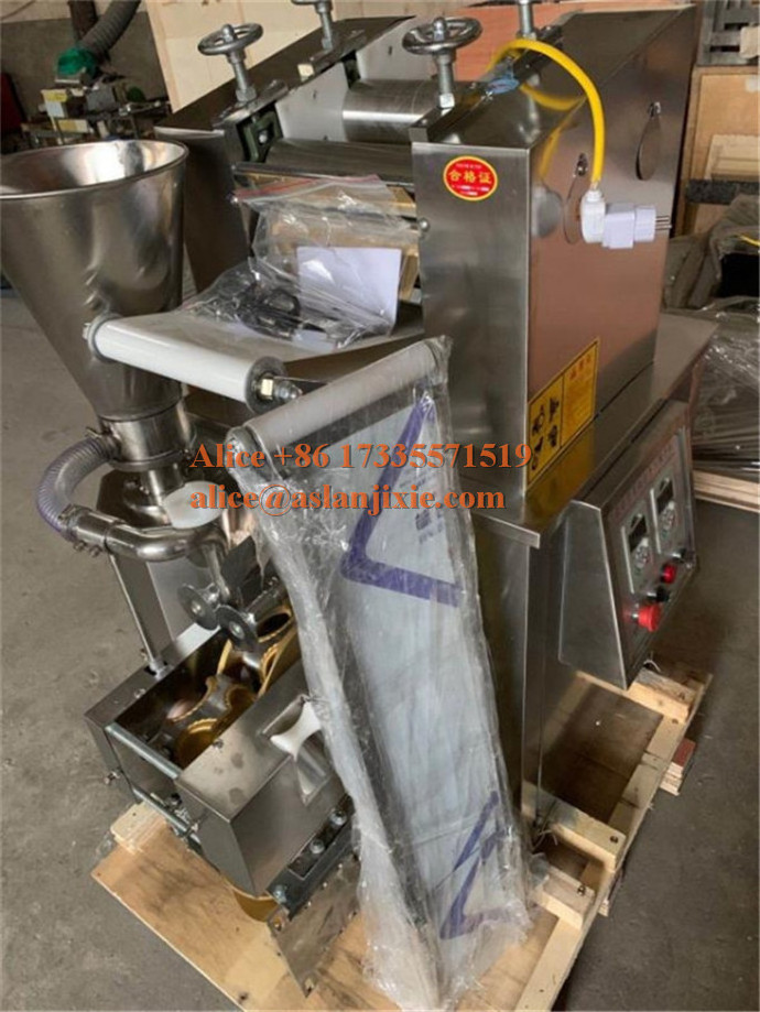 automatic dumpling making machine/meat pie curry puff filling machine/baked beef empanada pastry making machine