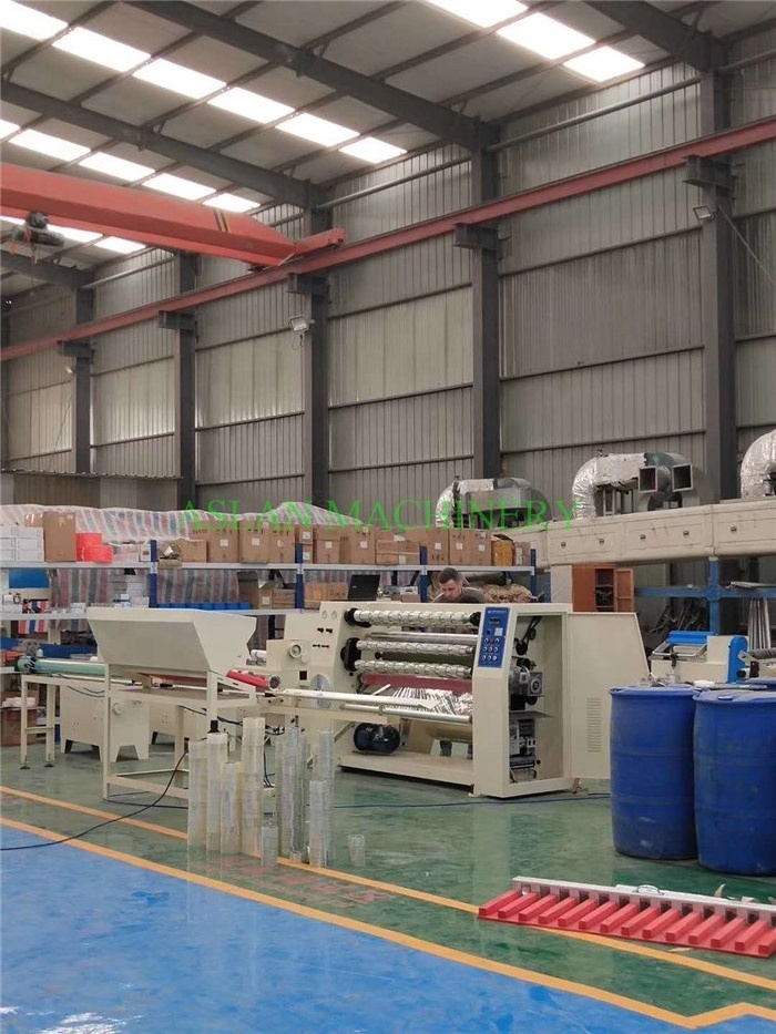 Economic BOPP Adhesive Tape Making Machine with slitter and printer carton sealing tape coating line High Quality Tape Slitting