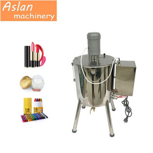 Lipstick filling machine cheap price/Best selling lipstick mixing making machine/15L lipstick heating mixer tank for cosmetics