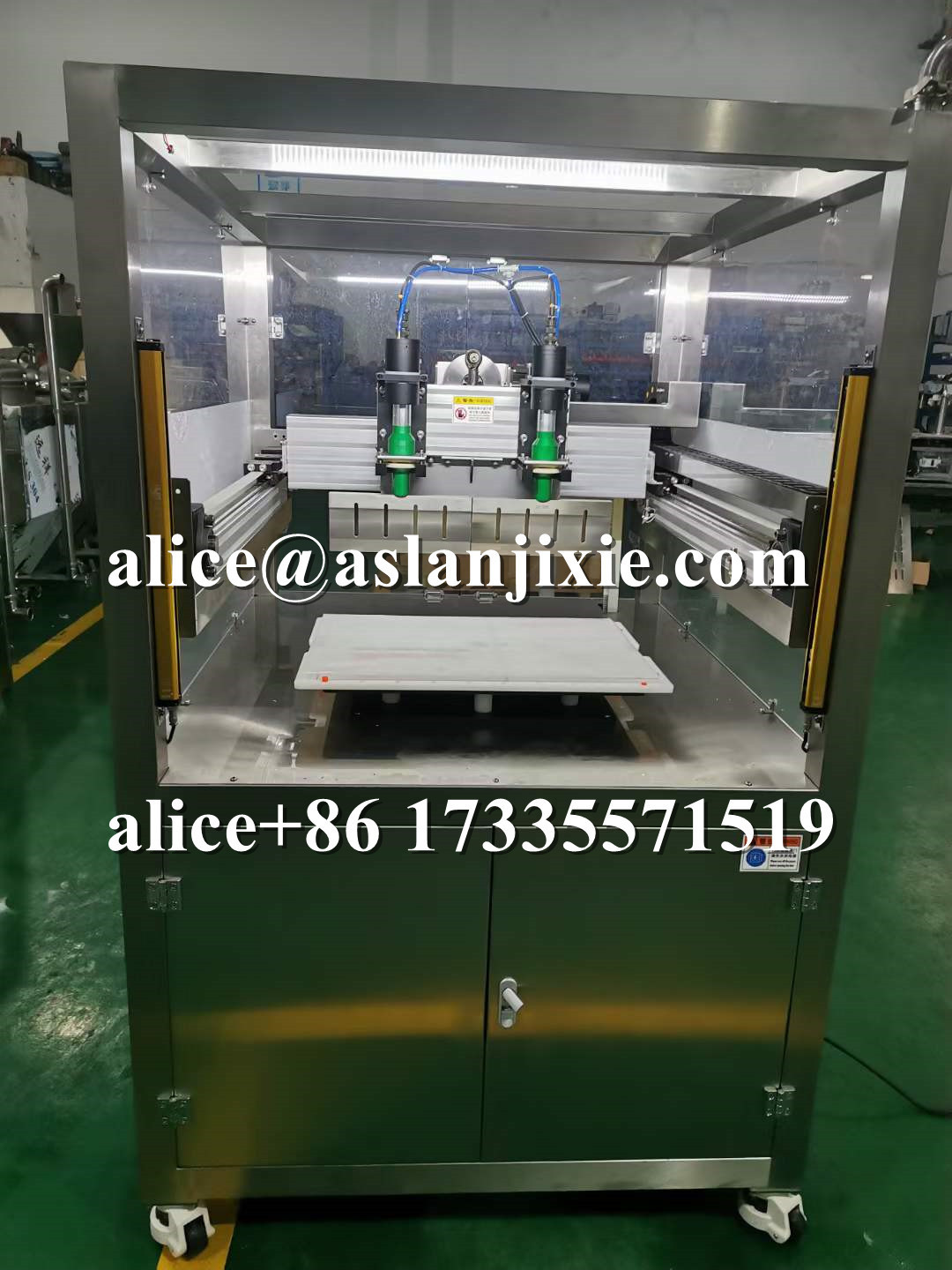 Ultrasonic cake bakery cutting equipment/ cake processing line machine/square round cake cutter machine