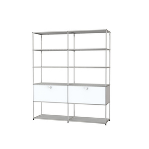 Modern Display Cabinet 5 Layer Display Shelf Storage Showcase for Living room