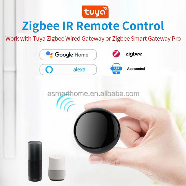 Smart Home Universal Infrared Remote Controller TV AC Device Air Conditioning Alexa Tuya IR Zigbee Remote Control