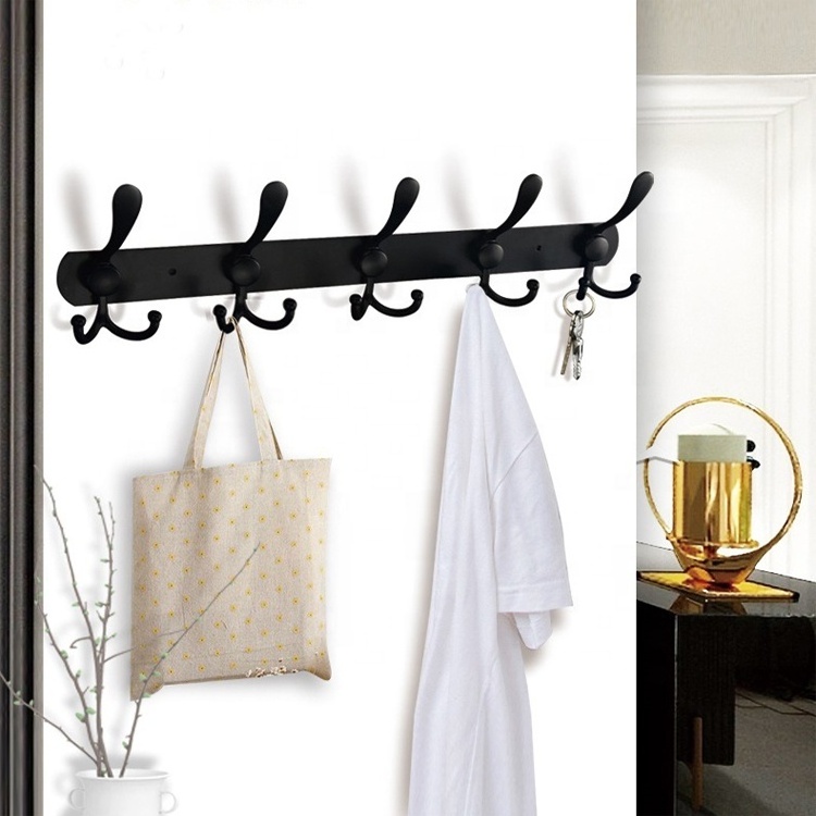 Nordic Key Holder 3 4 5 6 7 8 10 Wall Hanger Hook Round Metal Towel Hangers Home Decoration Accessories No Punching Space Saver