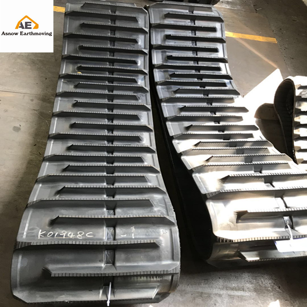 600X100X76 Rubber Track Morooka MST700 Mini Excavator Rubber Track Compact Track Excavator