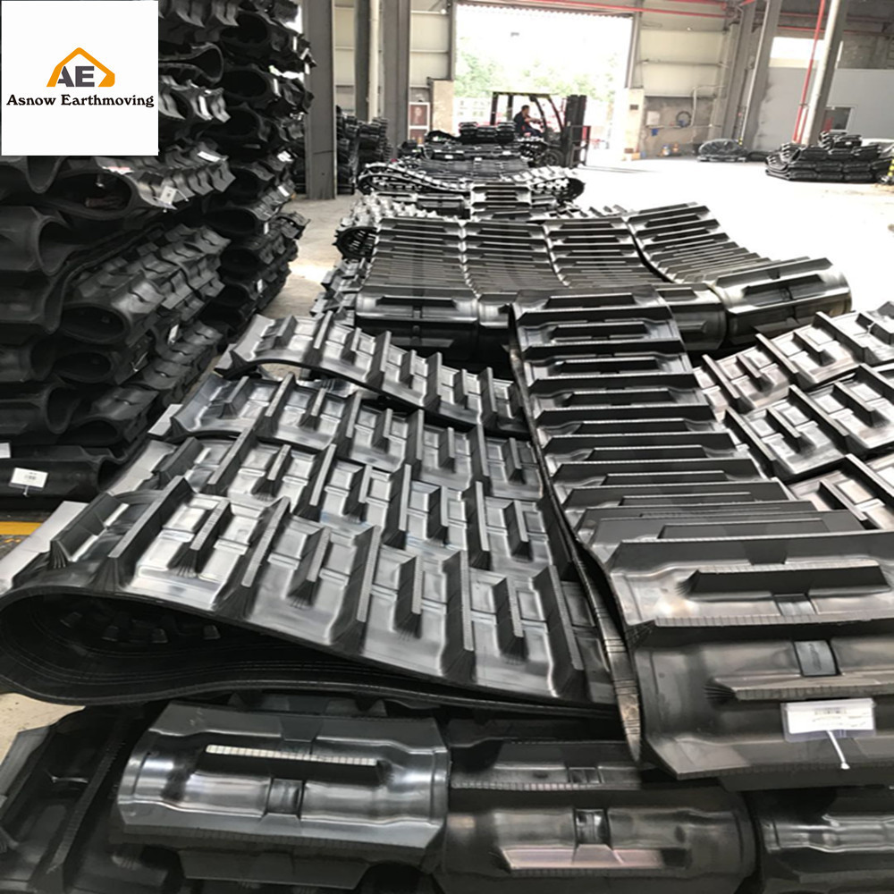 600X100X76 Rubber Track Morooka MST700 Mini Excavator Rubber Track Compact Track Excavator