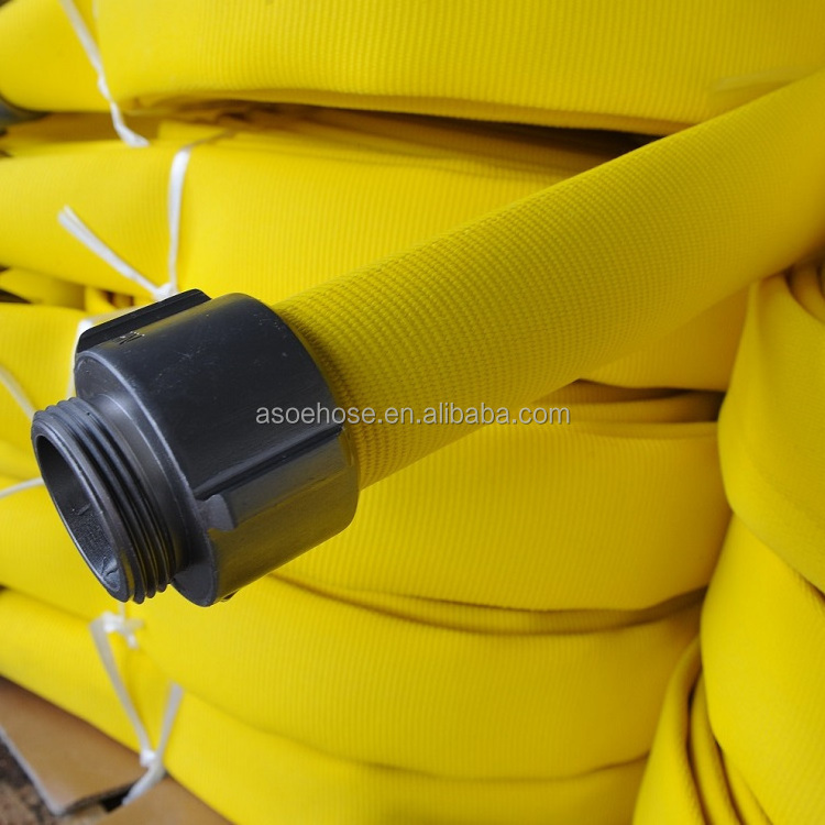 Extruded Single Jacket Lay Flat Fire Hose Double Jacket Fire Hose