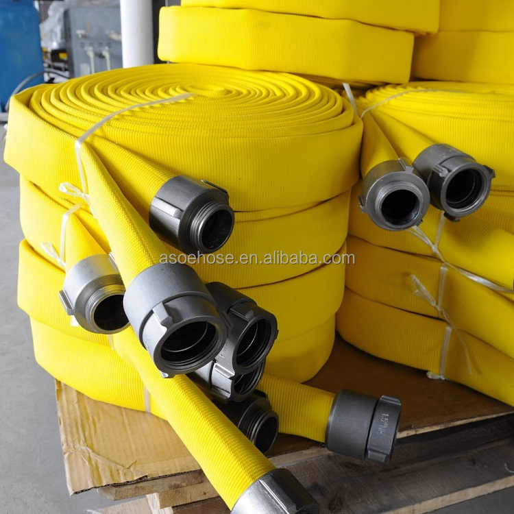 Extruded Single Jacket Lay Flat Fire Hose Double Jacket Fire Hose