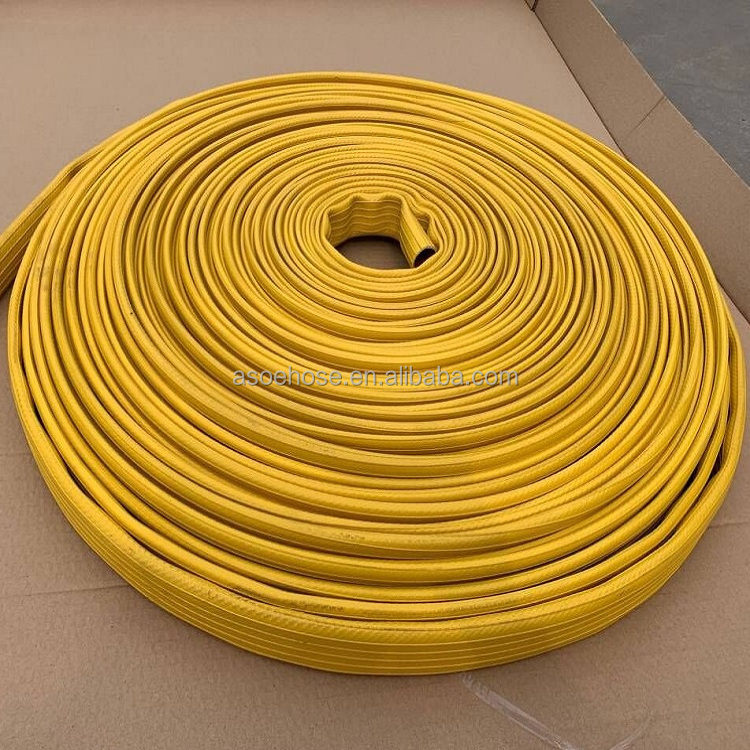 30m Heavy duty NBR lay flat hose for all firefighting operations 2inch 2.5inch