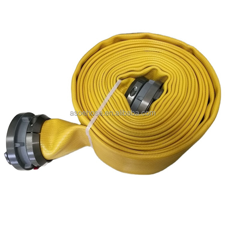 30m Heavy duty NBR lay flat hose for all firefighting operations 2inch 2.5inch