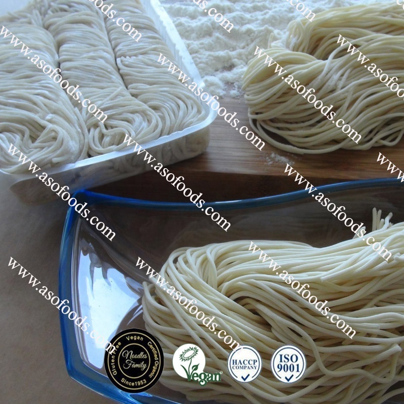 Fresh Noodle Udon Ramen instant noodles bulk precooked quick and fast cooking with 2 mins thin noodle