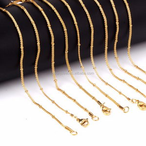 Wholesale Price Gold Color Stainless Steel Chain Fashion Jewelry Snake Necklace Chains Bulk