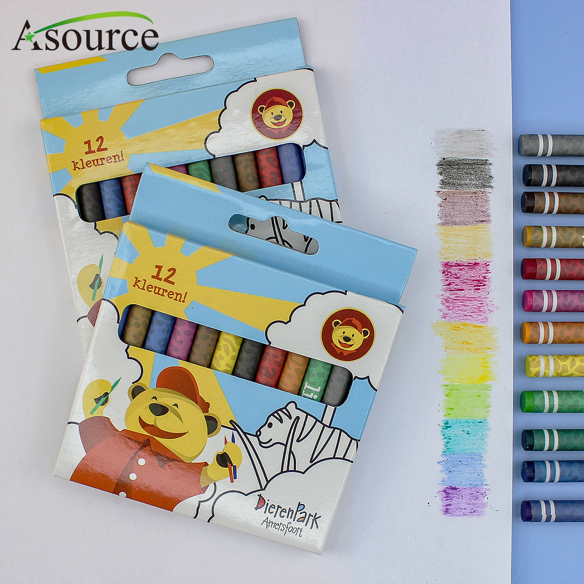 EN71 Certificated Crayon Set Hot Sale Kids Wax Crayons