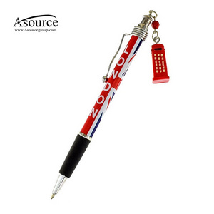 Adorable British Souvenir Gift Pen with Charm