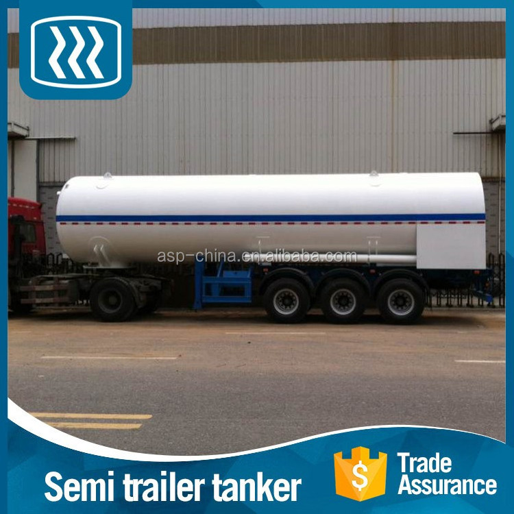 Liquid nitrogen hydraulic vacuum tank trailer stainless steel tank truck co2 liquid transport semi trailer