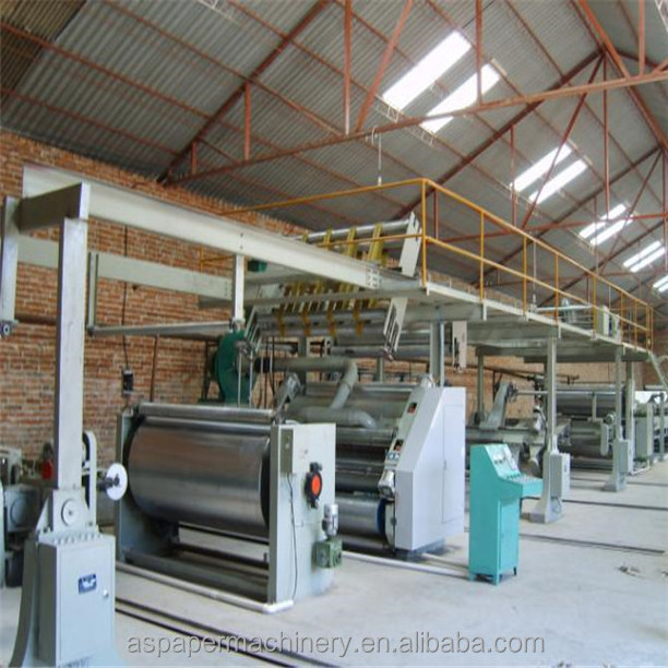 recycling cardboard corrugated paper box making machine