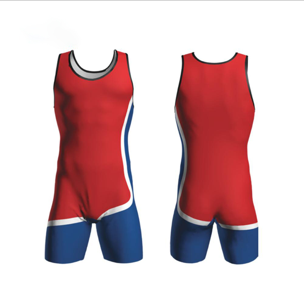 New wrestling jersey team Wrestling Uniform Singlet 100% Double Knit Polyester Spandex weightlifting singlet