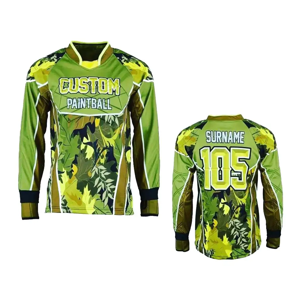 2024 Lightweight New Premium Design Paintball Jersey With Quick Drying Technology And Adjustable Cuffs For A Perfect Fit