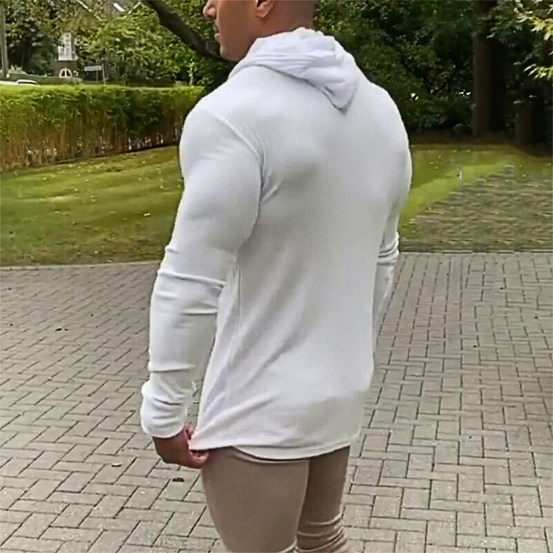 Sweatshirts Pullover Zip Up Hoodies for Men Comfortable Muscle Fit Men's Quick Dry Sleeveless Hoodies Athletic Gym Sport Wear