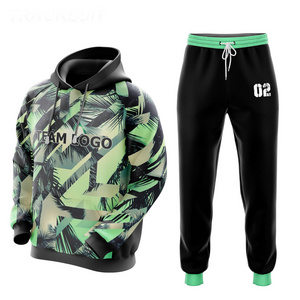 Autumn Men Running Sets New Fitness Clothing Hooded Suit Male 2 Pieces Sweatshirt + Sweatpants Basketball Tracksuits