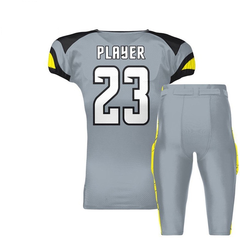 American Football Uniform With Full Sublimated American Flag and Camo Design Custom Team Player Name American Football Uniform