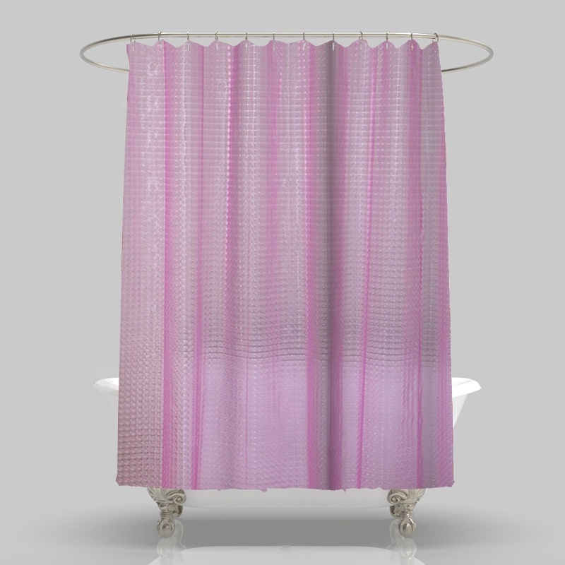 Hotel PEVA Shower Curtain For Bathroom  Waterproof Shower Curtain