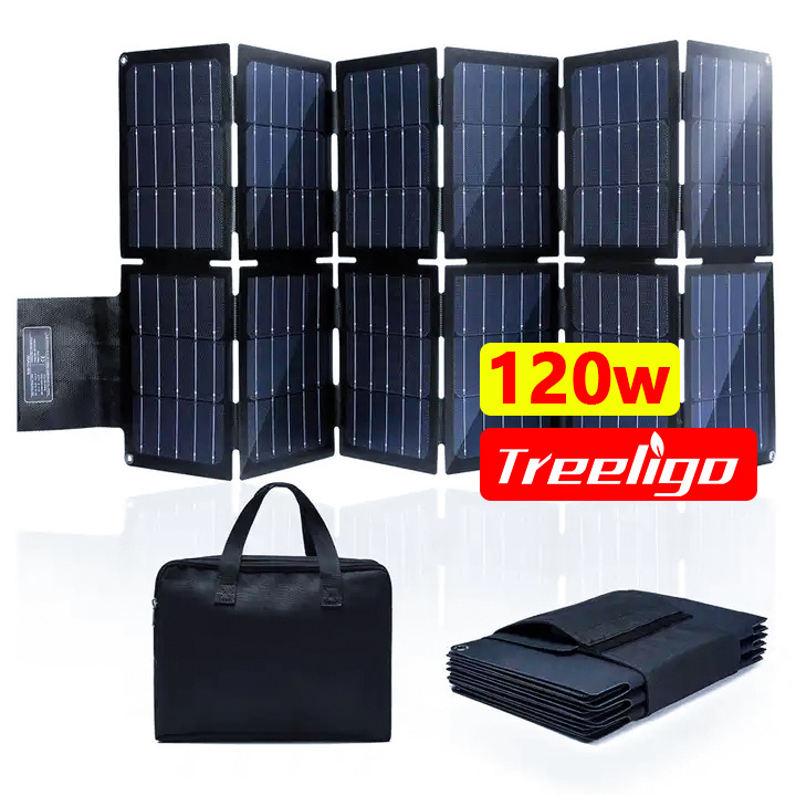 High Efficiency Solar Panel 150w 100W 200W folding solar charging photovoltaic panel folding outdoor solar panel kit