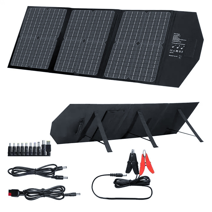 Generator Station Charger Folding Bag Foldable Solar Panel 400w 12v IP65 18V 5A Suitcase RV Solar Panel