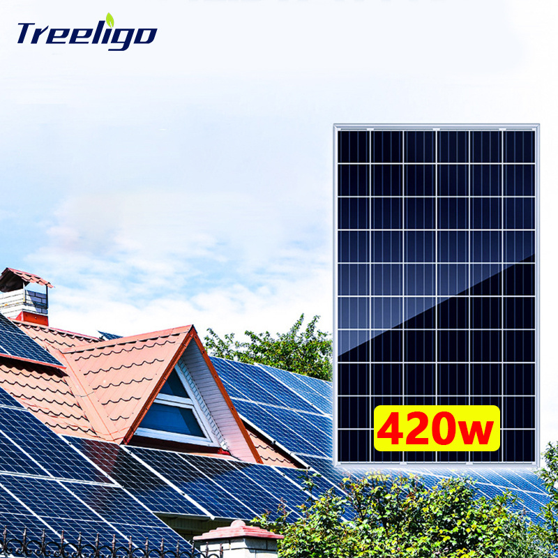 425 watt Solarpanel PV Module Black Frame Double Glass 182mm Topcon Half Cells Roof system Tier 1 Mono Solar Panels