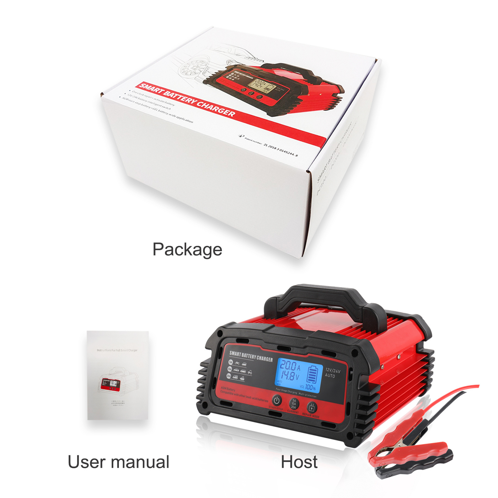 Emergency Car Jump Starter Portable 12V Power Bank Auto Lithium Battery Booster Starting Device Jump Start For 24V Car