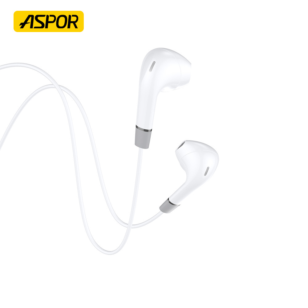 Aspor A218 Earphones Wired 3.5mm With Mic In-ear Stereo Headphone For Iphone 4/5/6 Android phone accessories