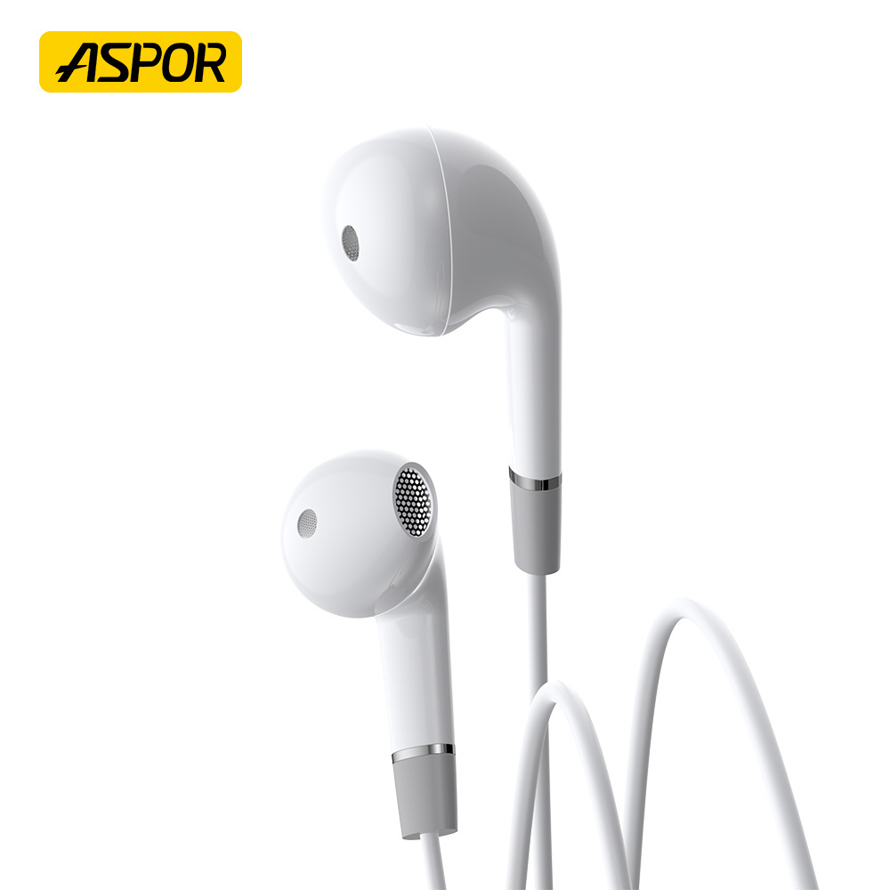 Aspor A218 Earphones Wired 3.5mm With Mic In-ear Stereo Headphone For Iphone 4/5/6 Android phone accessories