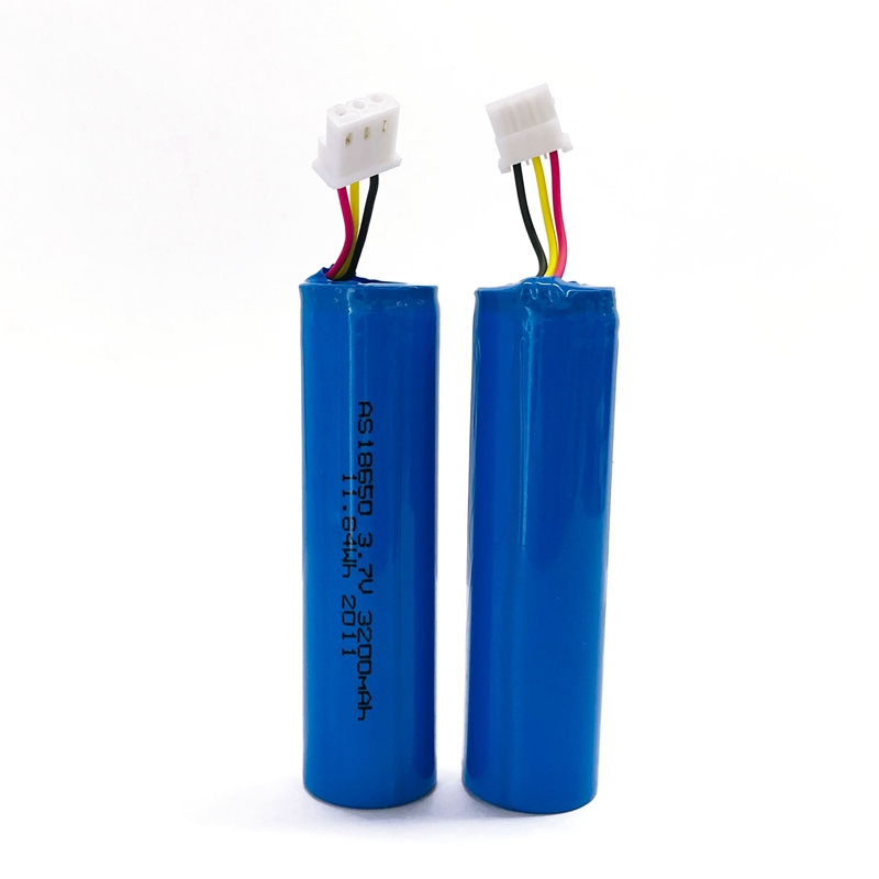 Rechargeable 18650 protected lithium ion battery 3.7v 3200/3350/3500mAh for recorder pen