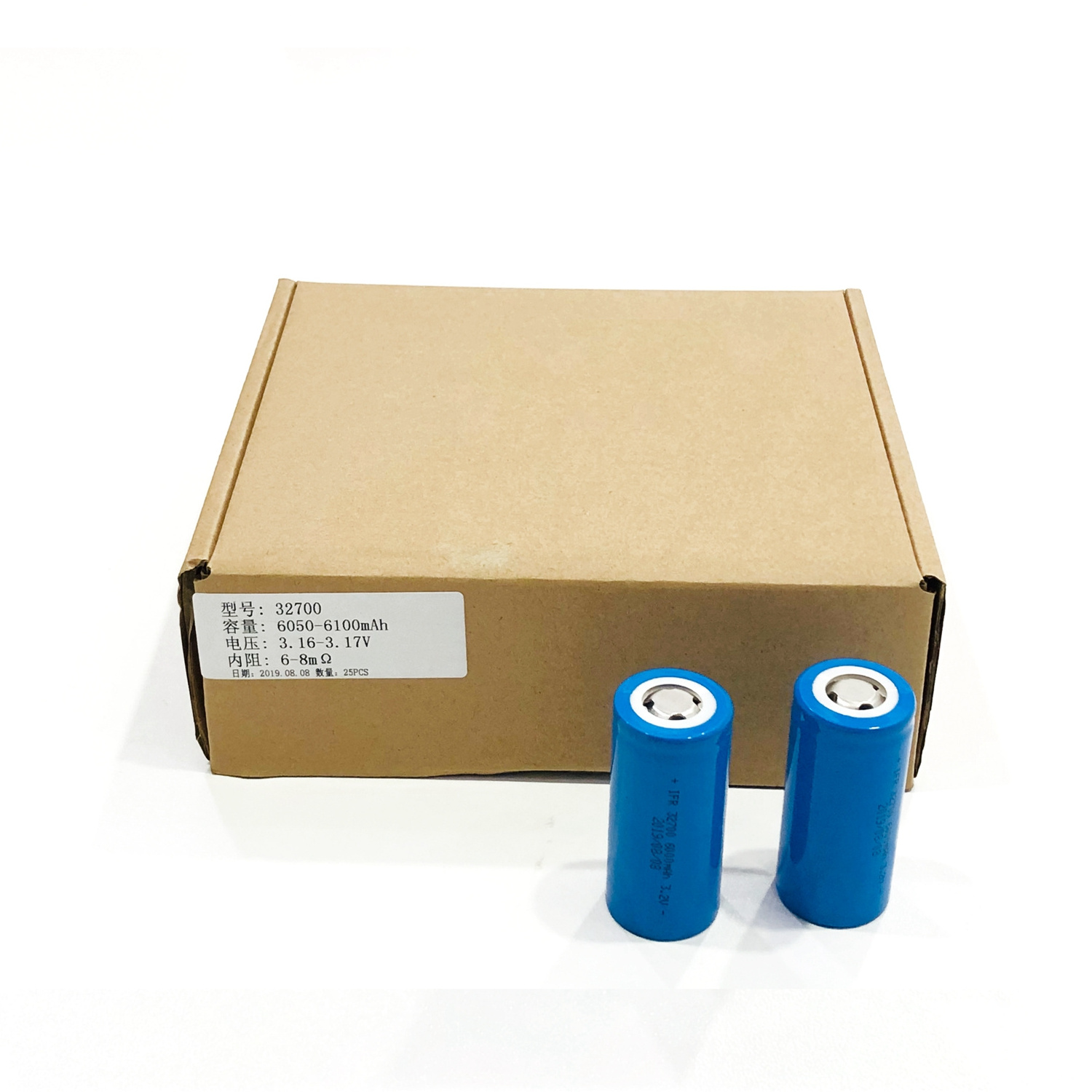 UN38.3 Approved Hot-sale 3.2V 6Ah Rechargeable Battery LiFePO4 Cell 32650 32700 with 2500 Cycles