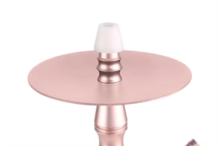 New style custom hookah Aluminium chicha cocochas pink shisha electric hookah