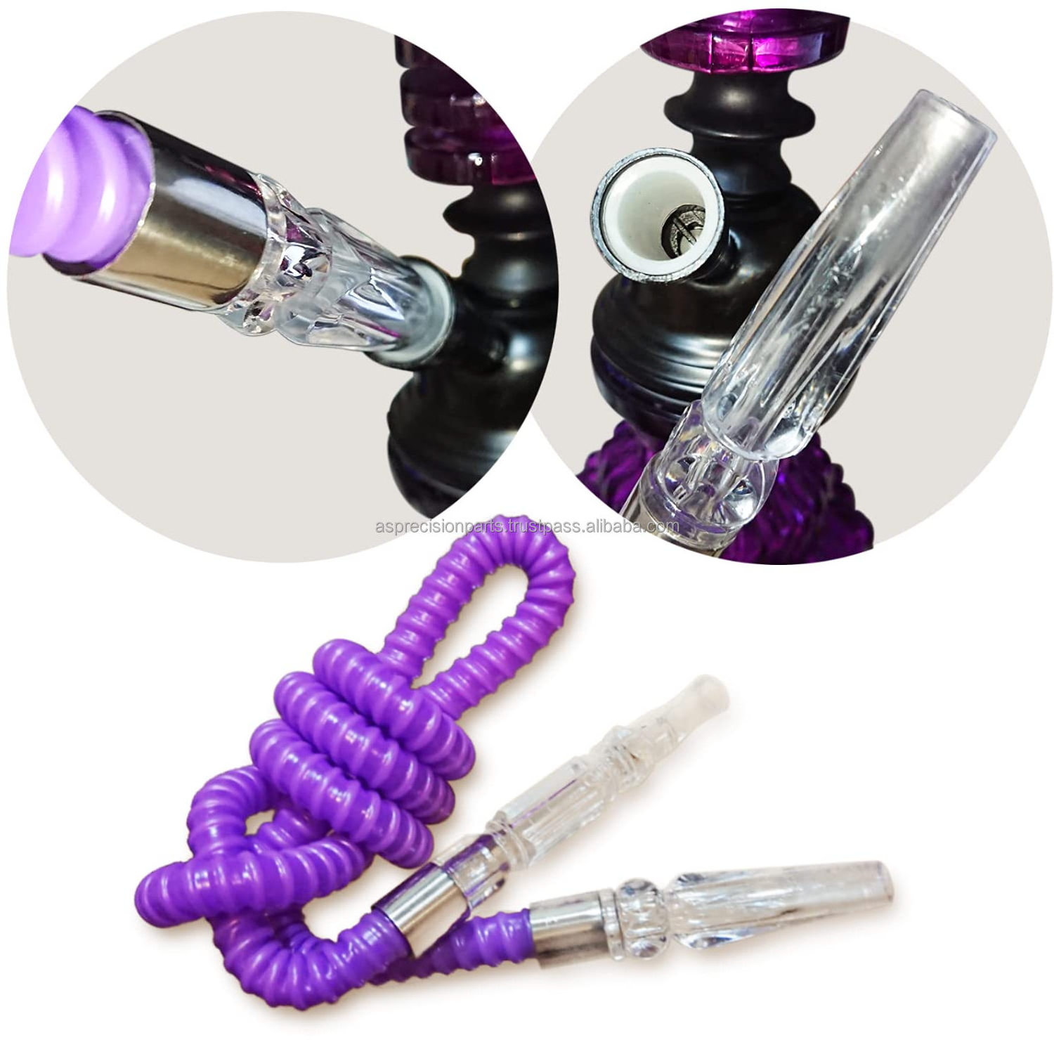 Hot Sell Cheap Two Hose Glass Pipe Bar Hookah Multi-person Smoking Hookah For Club