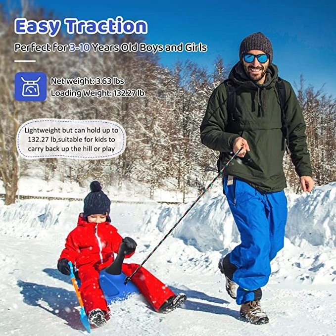 Best Premium Quality Kids Toboggans and Snow Ski Set Hammer Sledge for This Winter Safest and Most Popular Sleds & Snow Tubes