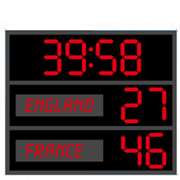 2015 New Led Digital Cricket Scoreboard for sale /TF-ML3001A Portable LED electronic digital basketball scoreboard