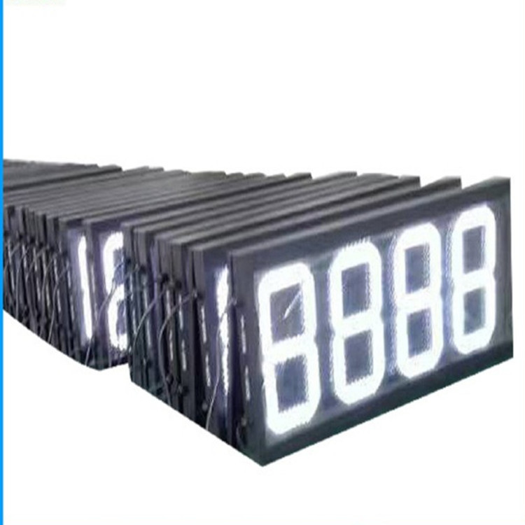 Wall clock time and temperature sign outdoor led digital clock display