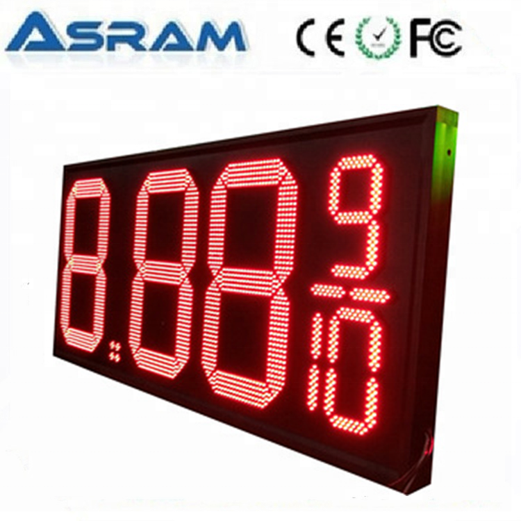 8 inch large outdoor 1 digit 8 inch big 7 segment LED display