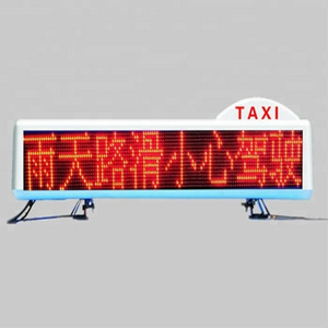 taxi roof top advertising signs