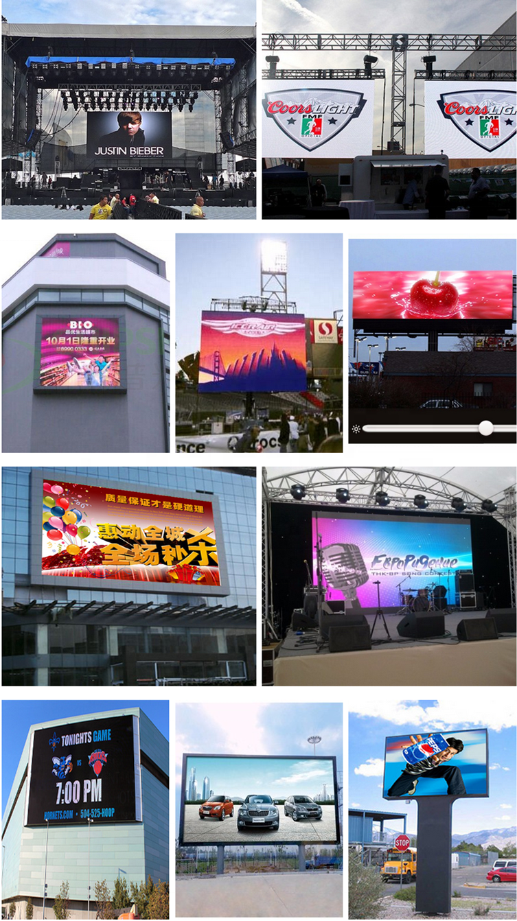 outdoor led display videotron P10 shenzhen