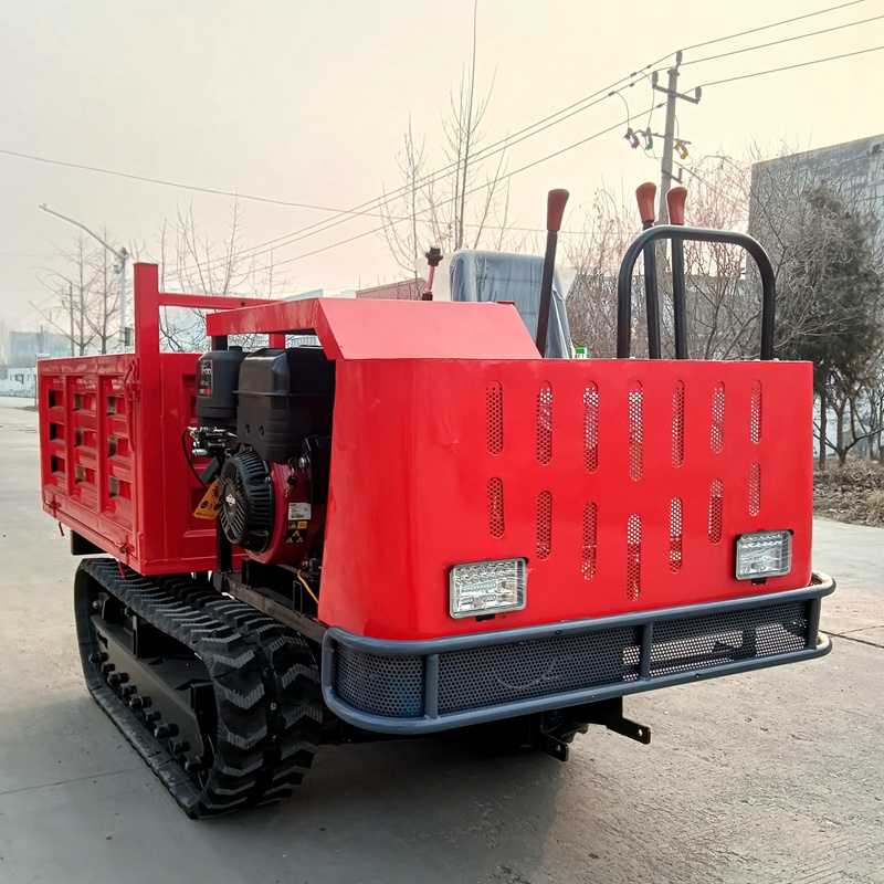 CE Approved 1000kg Mini Dumper Dump Truck Crawler Mini Crawler Transport Truck with Load Capacity