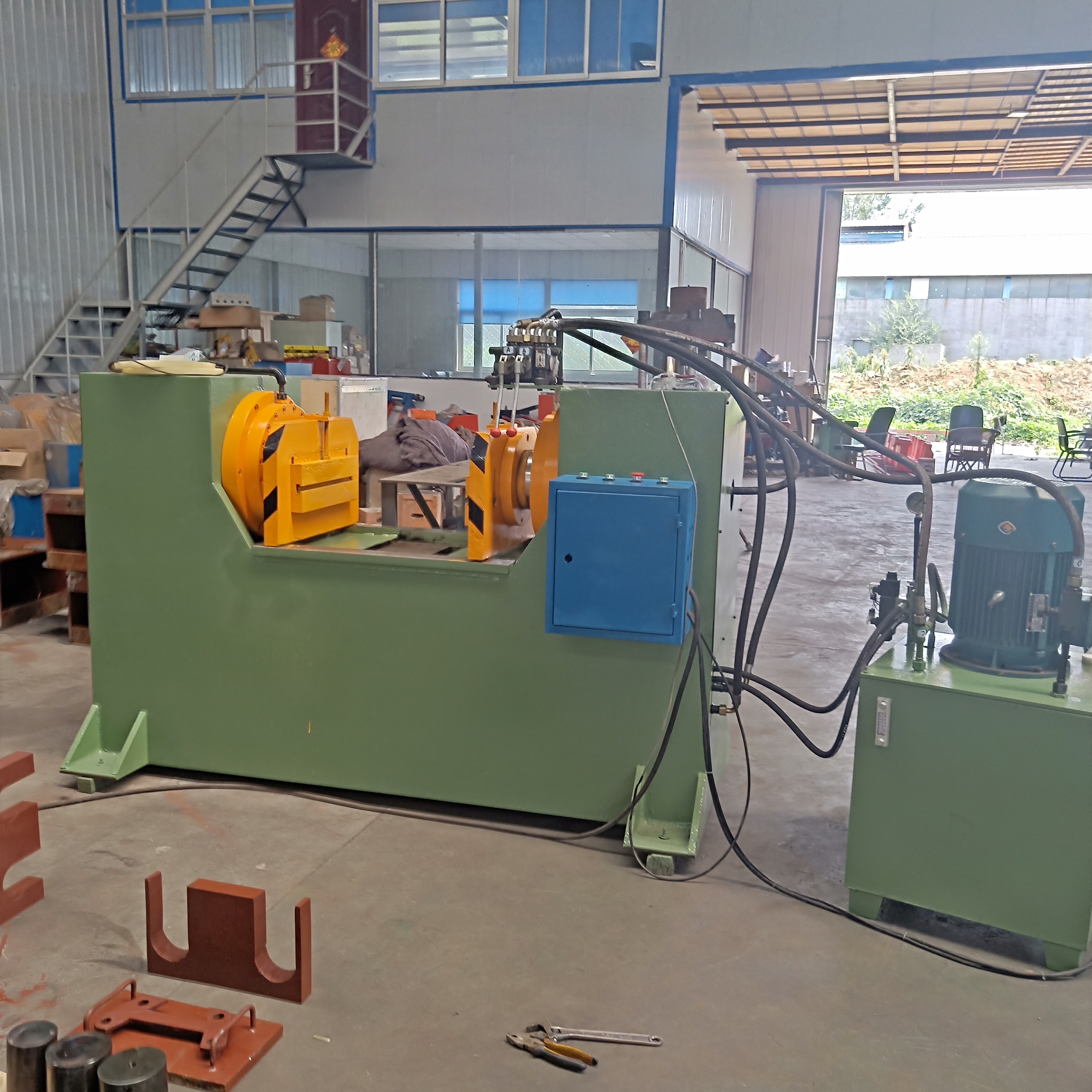 horizontal hydraulic press excavator track pin press for sale