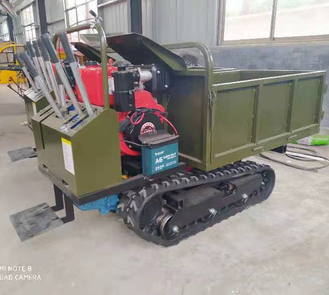 800kg Mini Crawler Tracks Dumper Transporter for Agriculture