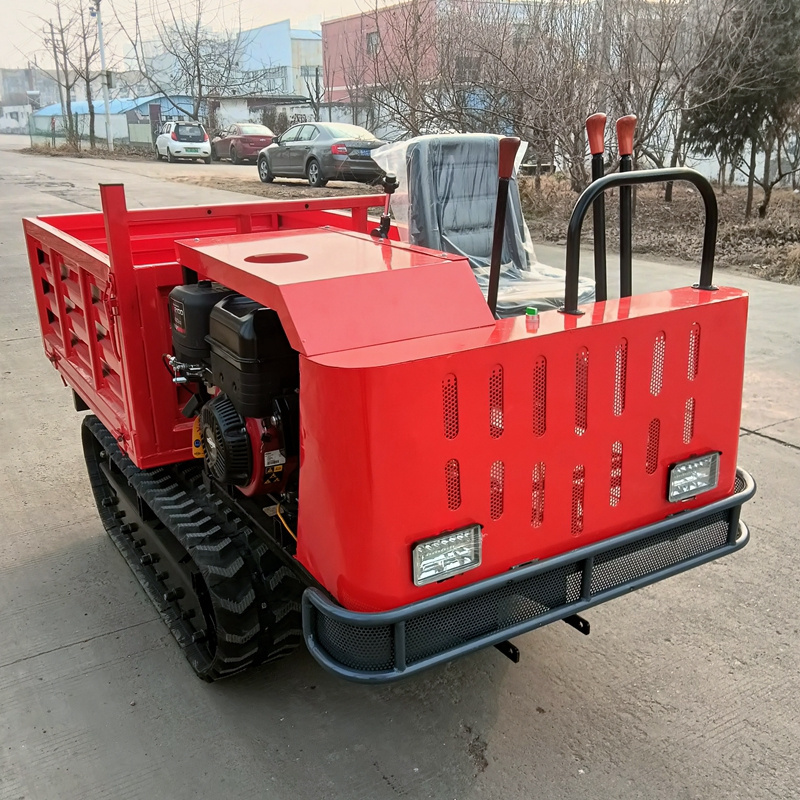 CE Approved 1000kg Mini Dumper Dump Truck Crawler Mini Crawler Transport Truck with Load Capacity