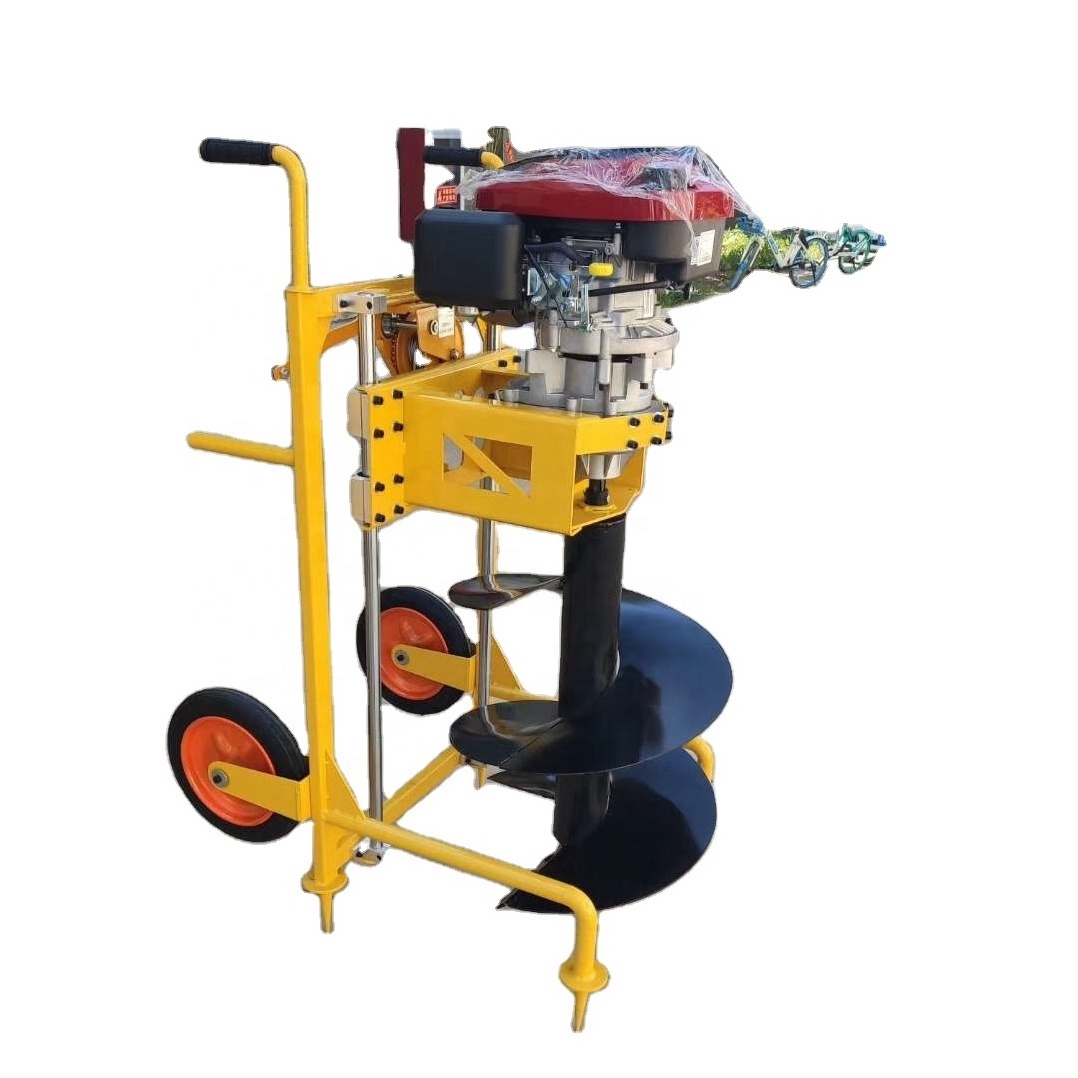 Tree Planting Machine 4 Stroke Planting Digging Hole Piling 196cc Petrol Earth Auger