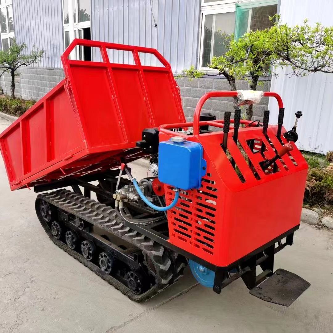 landscaping tools small earth movers 800kg 1000kg track dumper crawler mini dumper loader