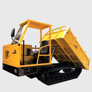 Tracked Carrier 2 Ton 3 Ton 4 Ton Swamp Mud Mini Dumper With Crawler For Agriculture