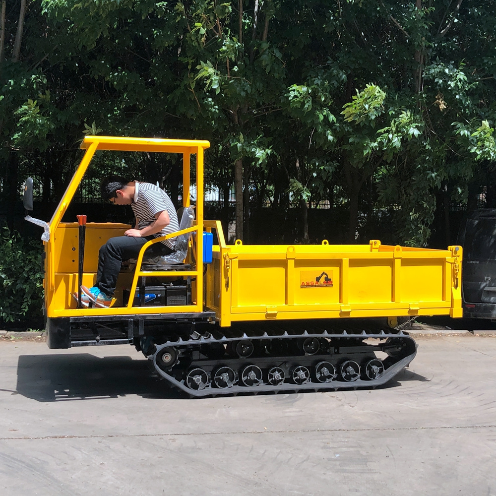 Tracked Carrier 2 Ton 3 Ton 4 Ton Swamp Mud Mini Dumper With Crawler For Agriculture