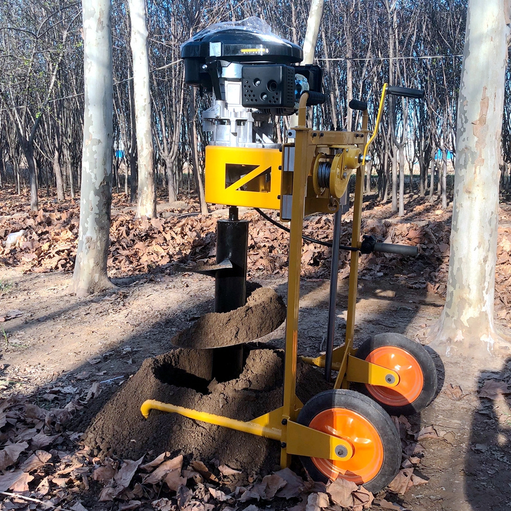 Tree Planting Petrol Machine Ground Hole Earth Auger